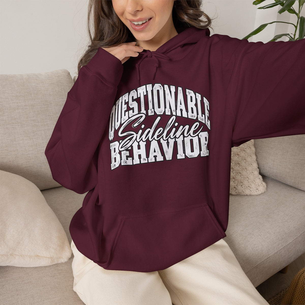 Questionable Sideline Behavior Hoodie
